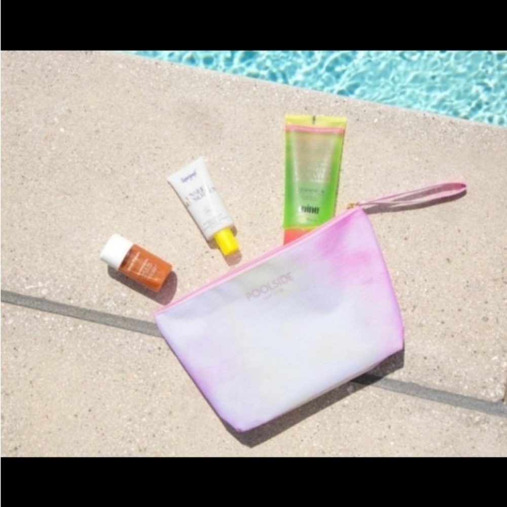 Poolside Wet/Dry tie-dye Pouch/ wristlet